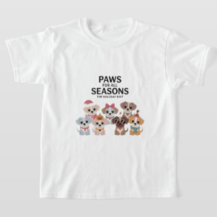 Pfoten für alle Jahreszeiten: Die Feiertagsausgabe T-Shirt
