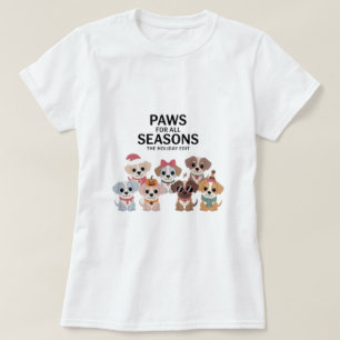 Pfoten für alle Jahreszeiten: Die Feiertagsausgabe T-Shirt