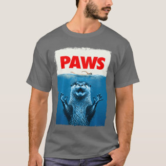 Pfoten Otter Lustiger Otter Liebhaber Geschenke Fü T-Shirt