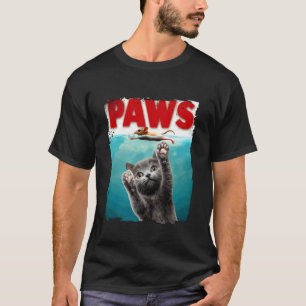 Pfoten Parodie Katze Maus Humorvolle Katze jagt 80 T-Shirt