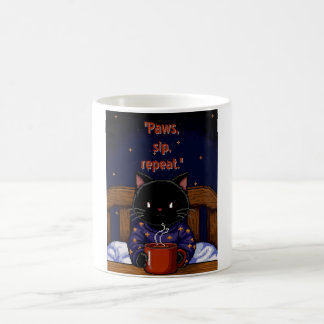 Pfoten, Schluck, wiederholen Kaffeetasse