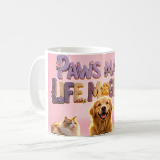 Pfoten, Süßer Hund Katze Welpe Haustierliebhaber Kaffeetasse