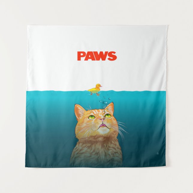 Pfoten! Wandteppich (Vorderseite)