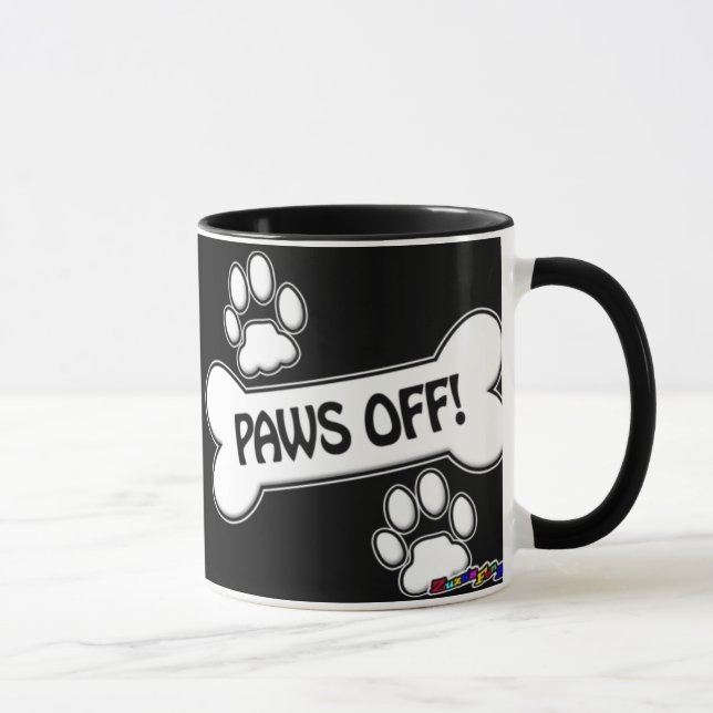Pfoten weg! - Tasse (Rechts)