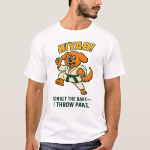 Pfoten werfen - Funny Karate Dog T - Shirt