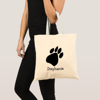 Pfotenabdruck-Design Tragetasche