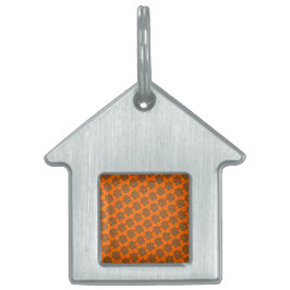 Pfotenabdruck Lebhaft orange Tiermarke