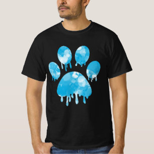 Pfotenabdruck-T-Shirt T-Shirt