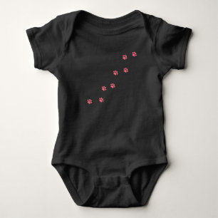 Pfotenabdrücke Baby Strampler