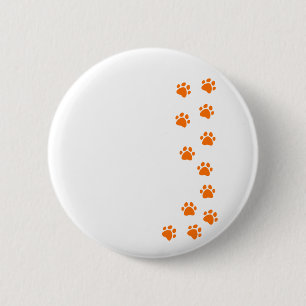 Pfotendruck - Fügen Sie Ihren eigenen Namen oder I Button