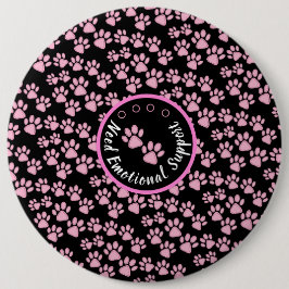 Pfotenprint personalisierte Haustiere Liebhaber Button