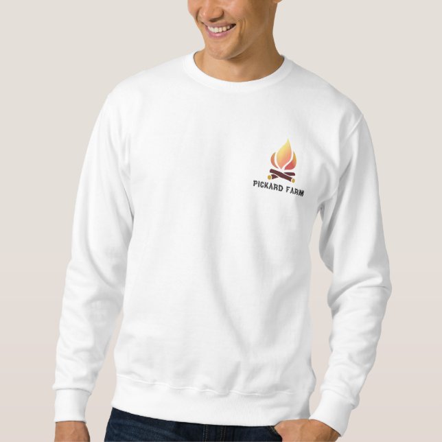 PFreifes Brennholz-Sweatshirt Sweatshirt (Vorderseite)