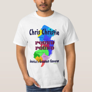 Pfund Chris Christie für Pfund-T - Shirt
