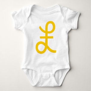 Pfund-Zeichen Baby Strampler