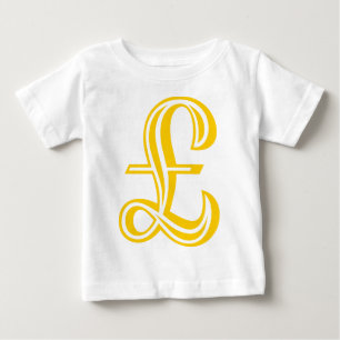 Pfund-Zeichen Baby T-shirt