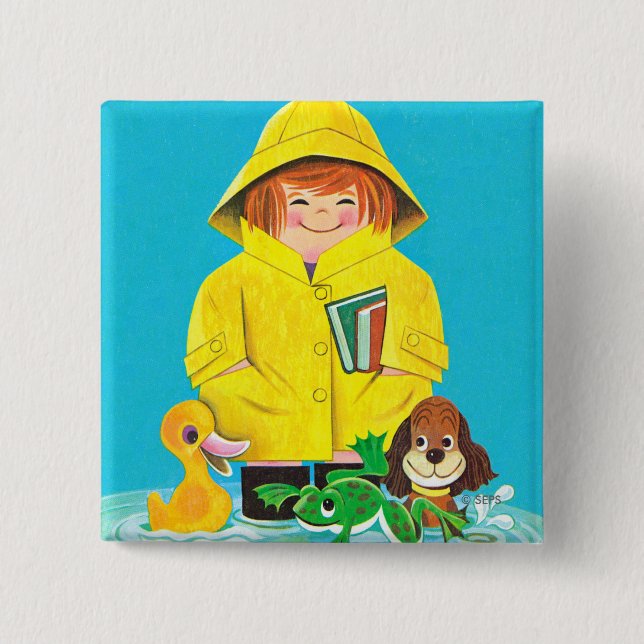 Pfützen des Spaßes Button (Vorderseite)