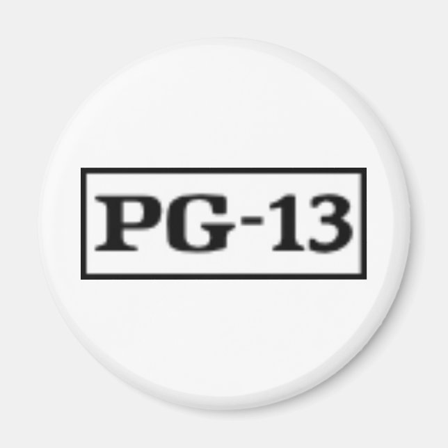 PG-13, Bewertungssystem Magnet (Vorne)