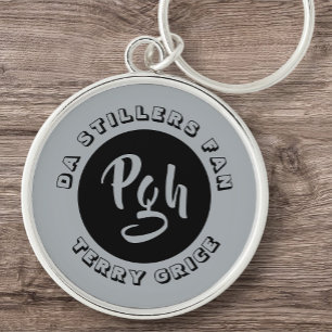 Pgh Stillers Yinzer Sports Custom Vintag Schlüsselanhänger
