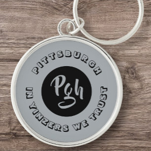 Pgh Yinzer Sports Custom Vintag Schlüsselanhänger