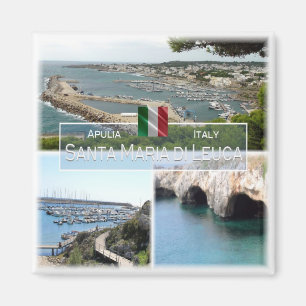 PGL004 SANTA MARIA DI LEUCA, Apulien, Kühlschrank Magnet