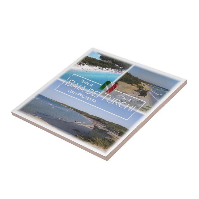 PGL005 BAIA DEI TURCHI, Apulien, Italien, Fliese (Seite)