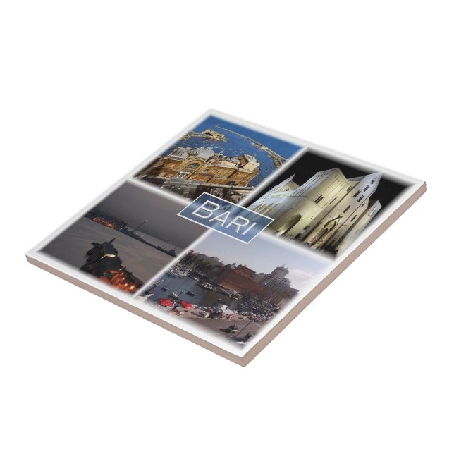 PGL023 BARI, Apulien, Italien, Fliese (Seite)