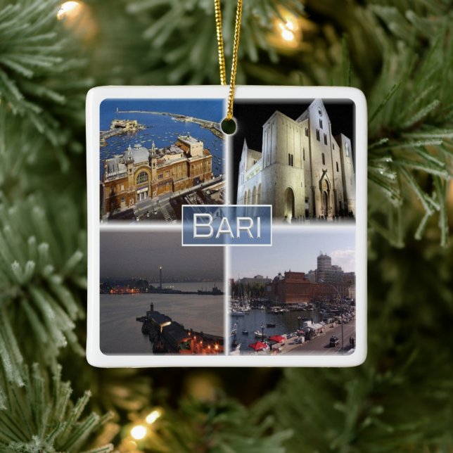 PGL023 BARI, Apulien, Italien, Keramikornament (Baum)