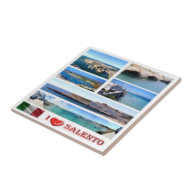 PGL025 SALENTO I Liebe, Apulien, Italien, Fliese (Seite)