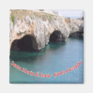 PGL028 SANTA MARIA DI LEUCA, Caves Cazzafri Magnet