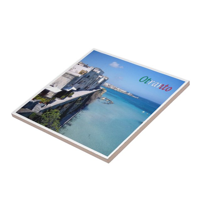 PGL030 OTRANTO, Bastione dei Pelasgi, Fliese (Seite)