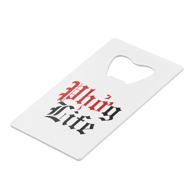 Phở Geldbeutel Flaschenöffner (Vorderseite Schrägansicht)