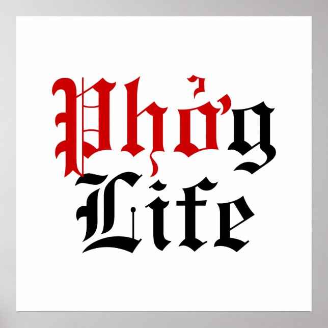 Phở Poster (Vorne)