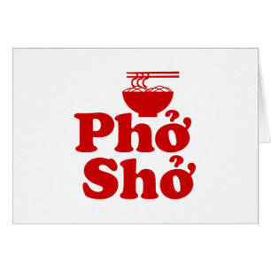 Phở Shở Grußkarte