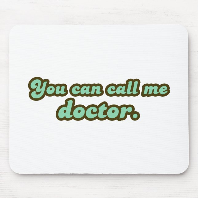 Ph.D. u. MED-SchulAbschluss-Geschenke Mousepad (Vorne)
