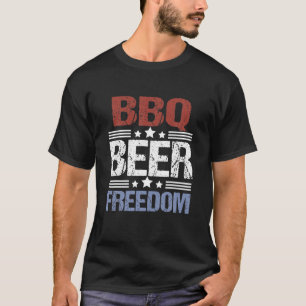 Ph GRILLEN Beer Freedom Costume America Flag Gesch T-Shirt