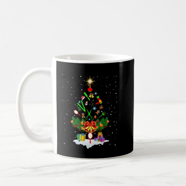 Ph Hair Stylist Frohe Weihnachtsbaum Kostümhaare Kaffeetasse (Links)