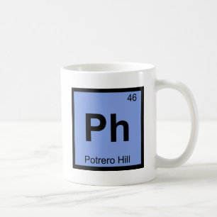 PH - Potrero Hügel-San Francisco Chemie-Symbol Tasse