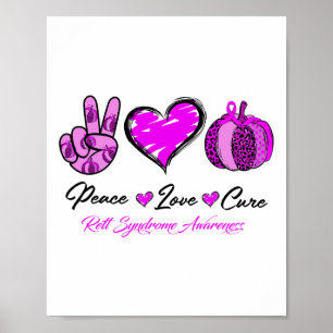 Ph Pumpkin Ribbon Rett Syndrome Awareness Month Co Poster