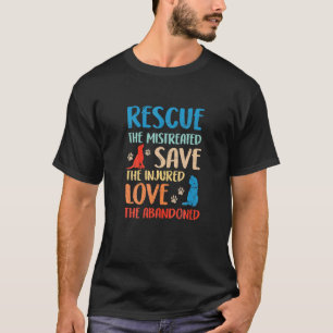 Ph Vintage Tierrettung Hund Katze Kostüm Heimtier T-Shirt