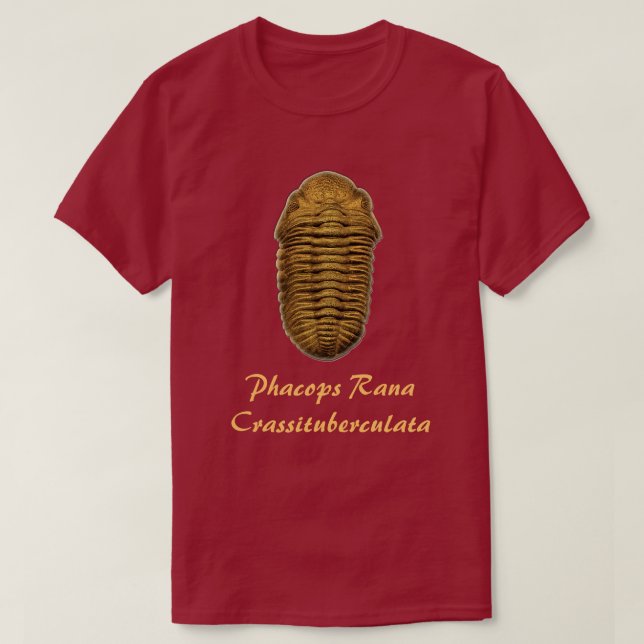 Phacops Rana Crassituberculata T-Shirt (Design vorne)