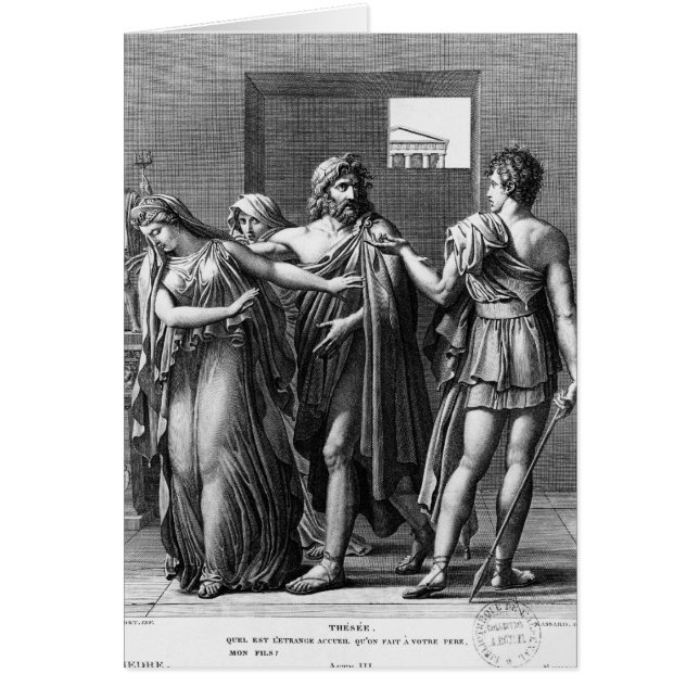 Phaedra, Theseus und Hippolytus (Vorne)