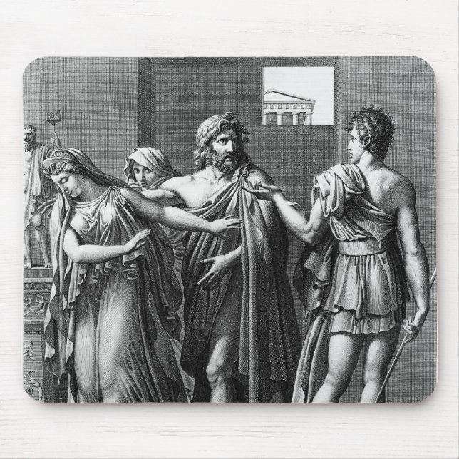 Phaedra, Theseus und Hippolytus Mousepad (Vorne)