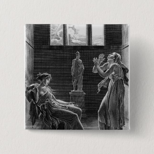 Phaedra und Oenone, Illustration von Tat I Button (Vorderseite)