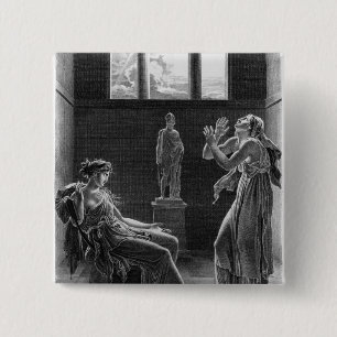 Phaedra und Oenone, Illustration von Tat I Button