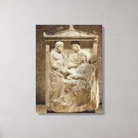 Phainippos und Mnesarete Gravestone mit Familie