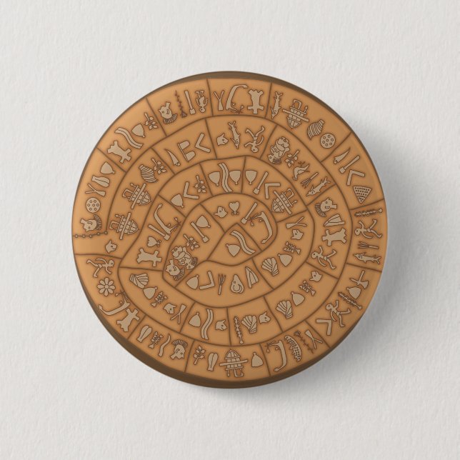 Phaistos Disc Button (Vorderseite)