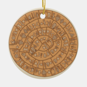 Phaistos Disc Keramik Ornament