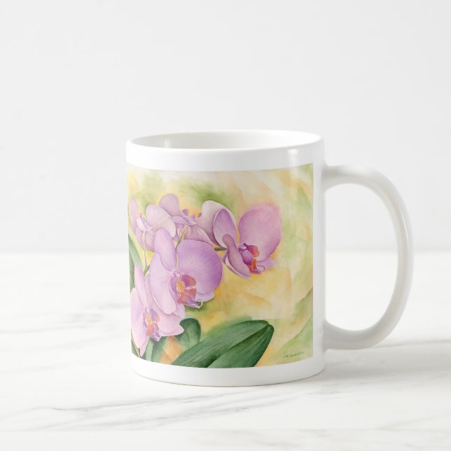 Phalaenopsis-Orchideen-Blumen - multi Kaffeetasse (Rechts)