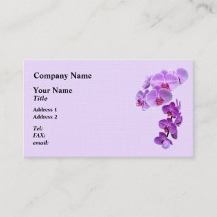 Phalaenopsis Orchideen Groß und Klein Visitenkarte