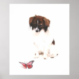 Phalene Papillon mit Butterfly Poster